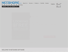 Tablet Screenshot of netshoresoft.com